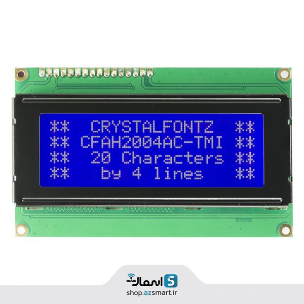 LCD کاراکتری 4 در 20 بک لایت آبی